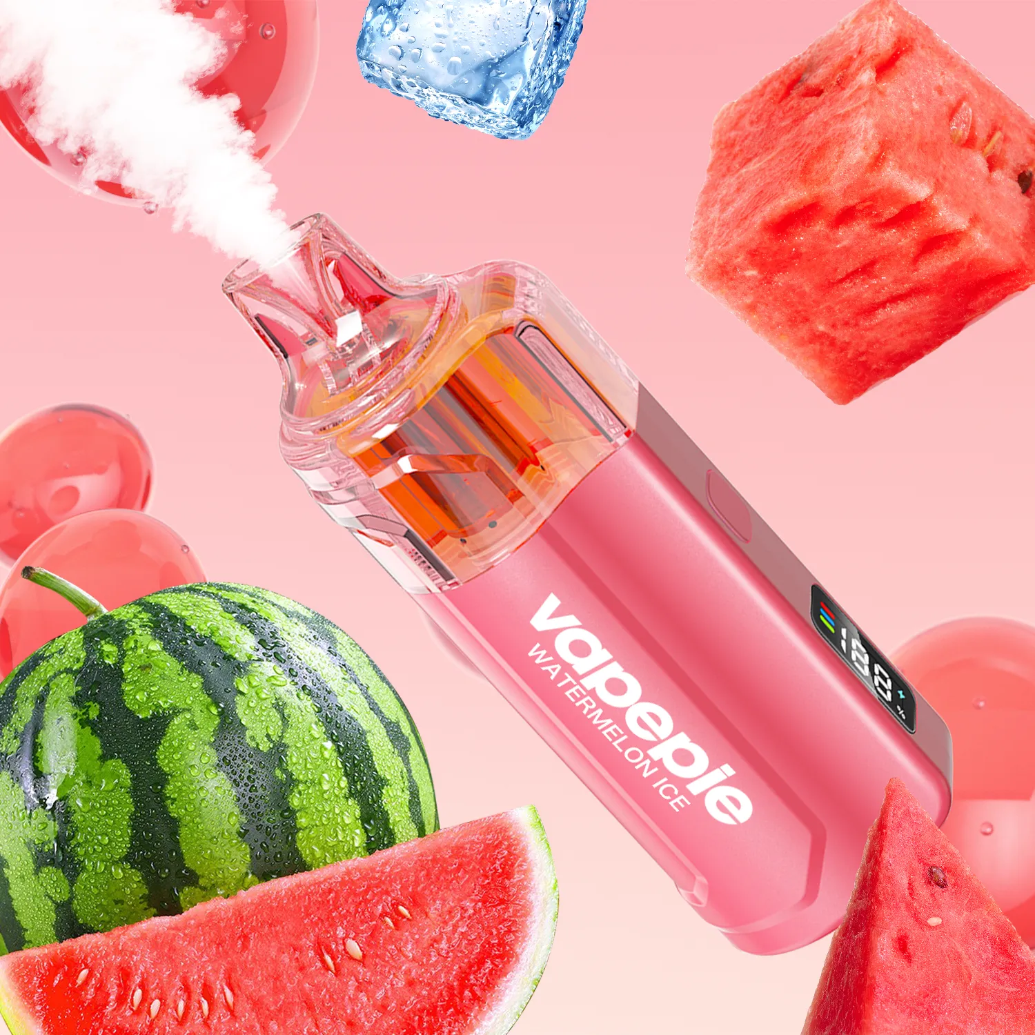 vape brands - Vapepie Crystal Pop 15000 Watermelon Ice