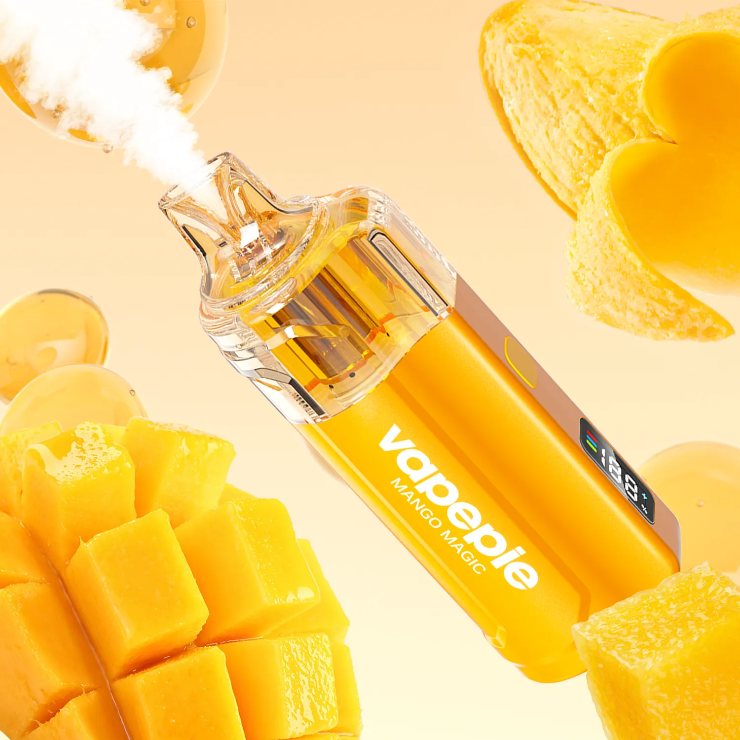 vape king - Vapepie Crystal Pop 15000 Puffs Mango Magic tropical flavor device