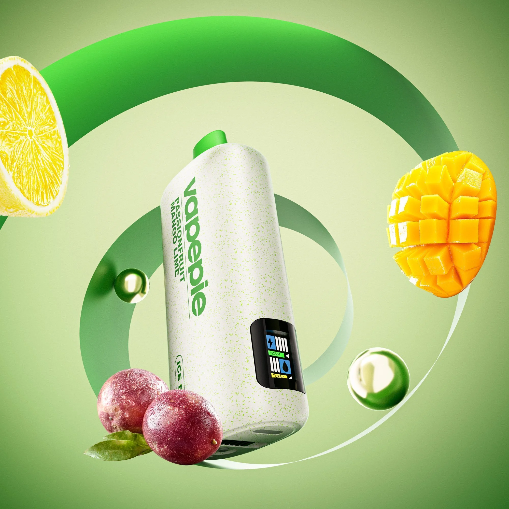 vape australia - Vapepie Powergo 9800 Puffs Passionfruit Mango Lime