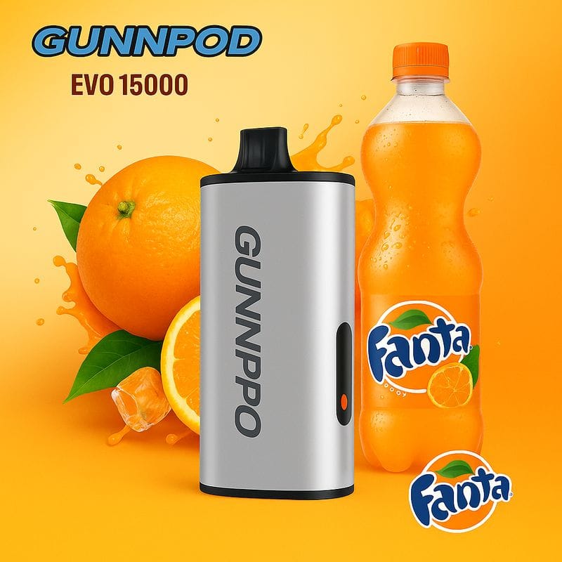 cheap vapes - Gunnpod EVO Ice Orange Soda 15K puffs