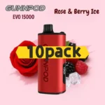 Gunnpod EVO 15k - 10 pack Multiple flavors