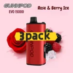 Gunnpod EVO 15k - 3 pack Multiple flavors
