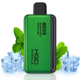 HQD Miracle 8000 Puffs – Ice Mint 5%