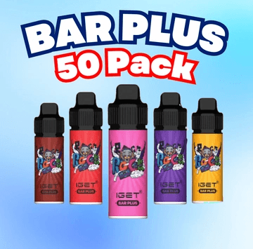 iget-bar-plus-6000-50 IGET Bar Plus 6000+ Puffs Vape 50 Pack ($22 each) - Image 1