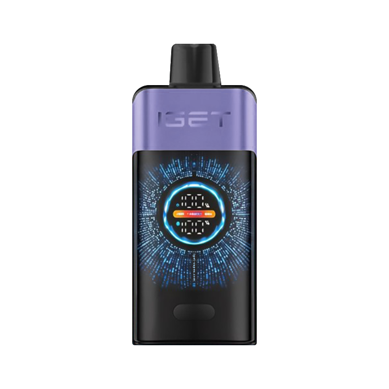 vapes australia online - IGET One Raspberry Grape Ice 3-pack disposable vape