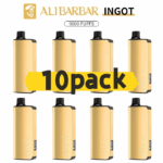 Alibarbar Ingot 9000 puffs-10 pack Multiple flavors-Japan