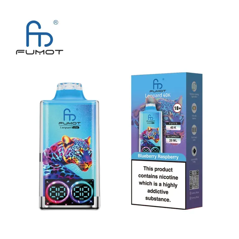 Fumot Leopard 40k Blueberry Raspberry alibarbar ftp flavour review