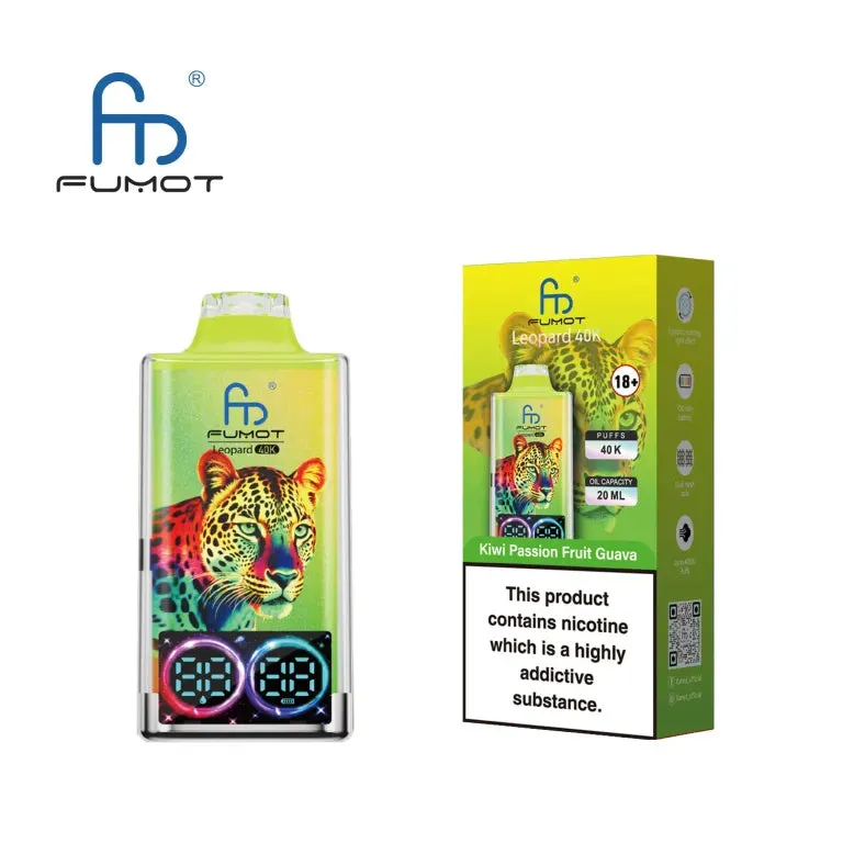 Fumot Leopard 40k Kiwi Passion Fruit Guava vape